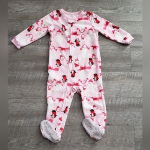 Carter's Sz 2 Fleece Zip-up Sleeper